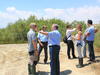 During the site visit with project partners and the expert on reserve management for birds from the RSPB, May 2013. BirdLife Cyprus