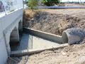 Improving the outlet channel of the site